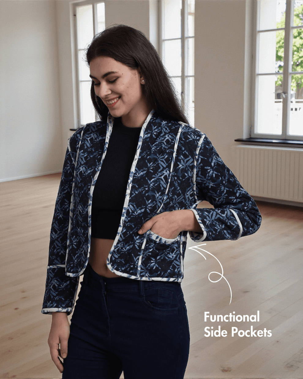 Reversible Quilted Jacket Sewing Pattern 'Romy' | Women's Pattern
