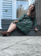 Shirred Dress Sewing Pattern 'Donna'