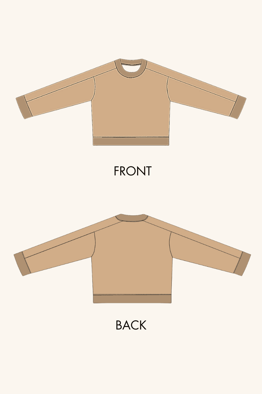 Pullover Sewing Pattern 'Lexi'