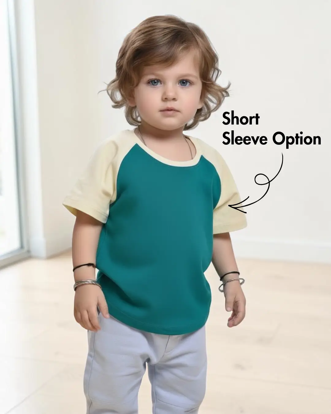 Kid's Raglan T-shirt Sewing Pattern 'Charlie'