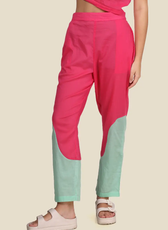 Square-Neck Top and Full Length Pants Coord Set Sewing Pattern 'Mary'