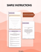 Simple sewing instructions and practice sheets for mastering sewing techniques