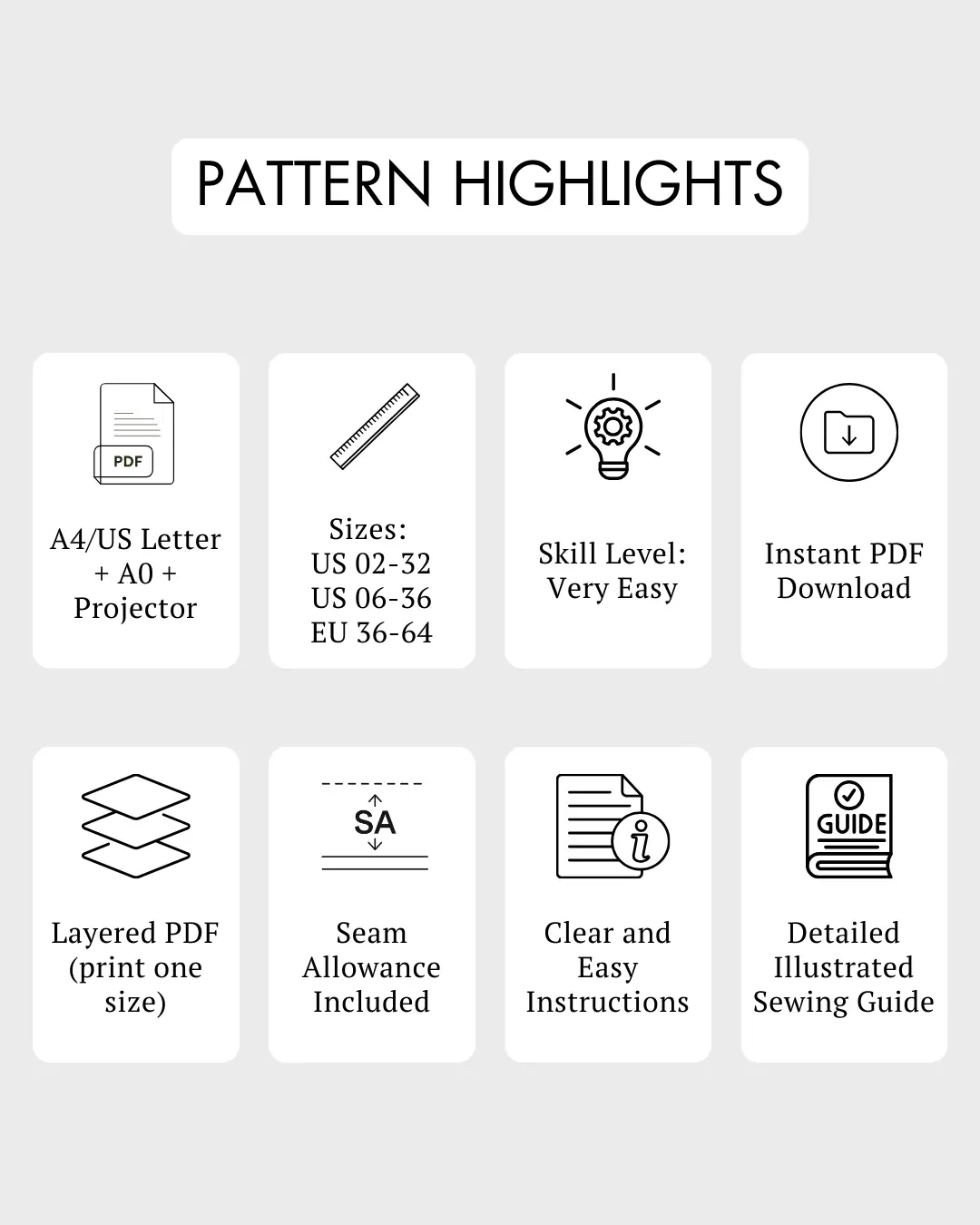 Bolero Shrug Sewing Pattern 'Sookie'