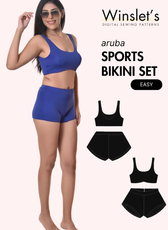 Sports Bikini Set Sewing Pattern 'Aruba'