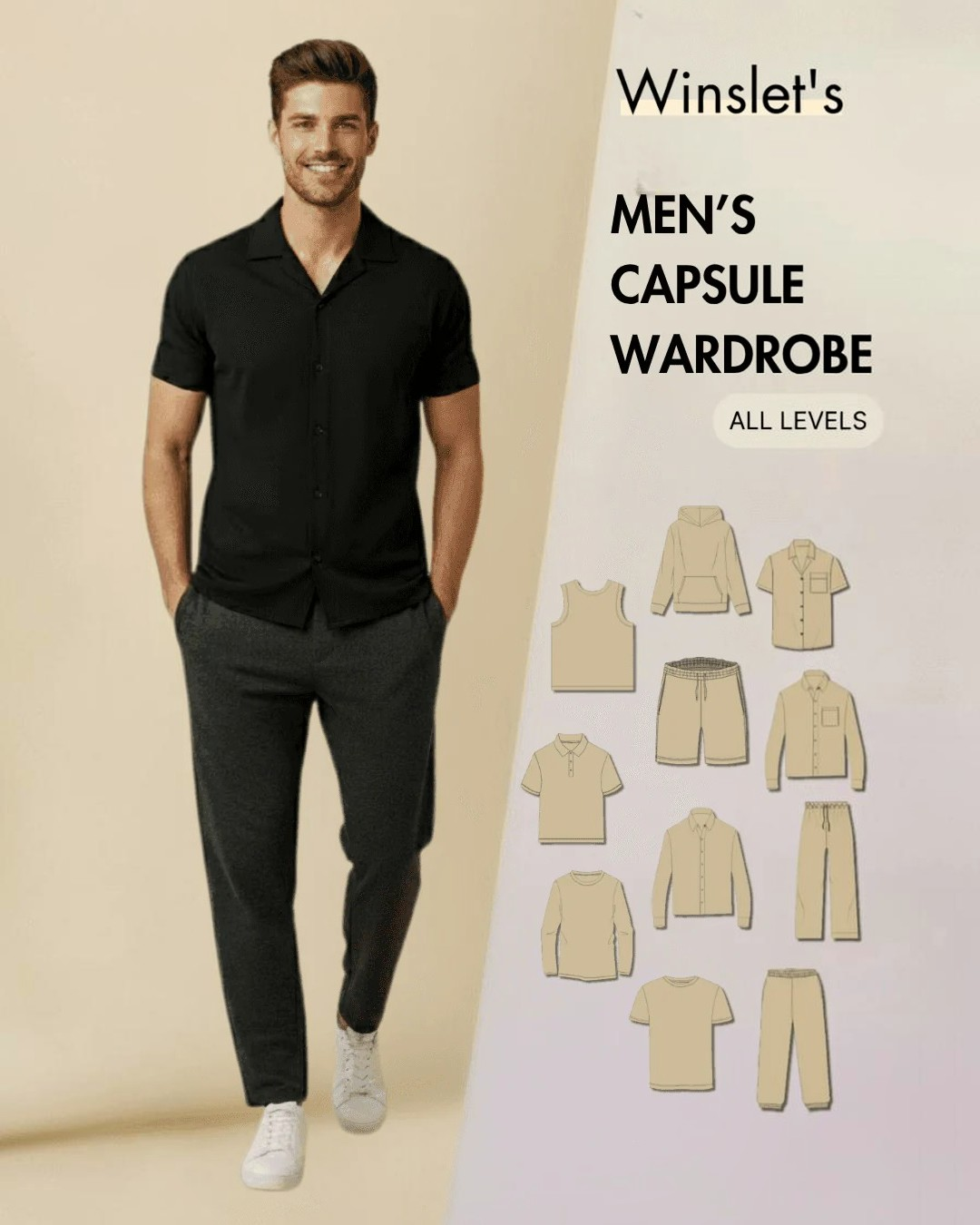 Men's Capsule Wardrobe Bundle Sewing Patterns
