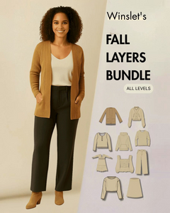 Women's Fall Layers Capsule Bundle: 10 Essential Patterns