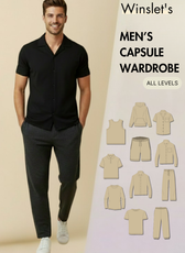Men’s Capsule Wardrobe Bundle: 10 Essential Sewing Patterns