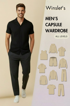 Men’s Capsule Wardrobe Bundle: 10 Essential Sewing Patterns