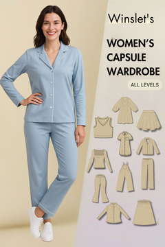 Women's Capsule Wardrobe Bundle: 10 Essential Sewing Patterns