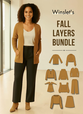 Women's Fall Layers Capsule Bundle: 10 Essential Patterns