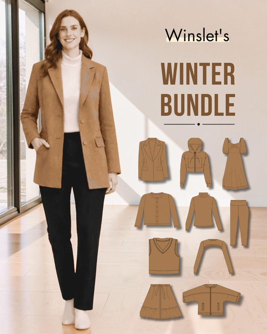 Winter Sewing Patterns Bundle: 10 Designs for Your Wardrobe