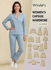 Women's Capsule Wardrobe Sewing Patterns Bundle: 15 Patterns