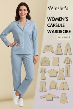 Women's Capsule Wardrobe Bundle: 15 Essential Sewing Patterns