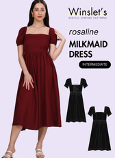 Milkmaid Dress Sewing Pattern 'Rosaline'