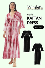 Kaftan Dress Sewing Pattern 'Malia'