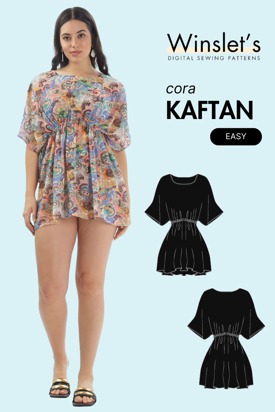 Kaftan Sewing Pattern 'Cora'