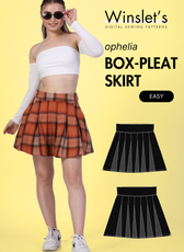 Box Pleat Skirt Sewing Pattern 'Ophelia'
