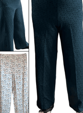 Straight-leg black pants sewing pattern 'Michelle'