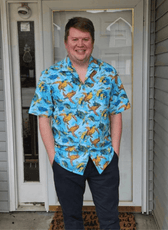Customer Make of Men's short sleeve button-down shirt sewing pattern 'Paul'