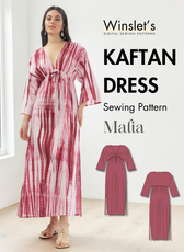 Kaftan Dress Sewing Pattern 'Malia'
