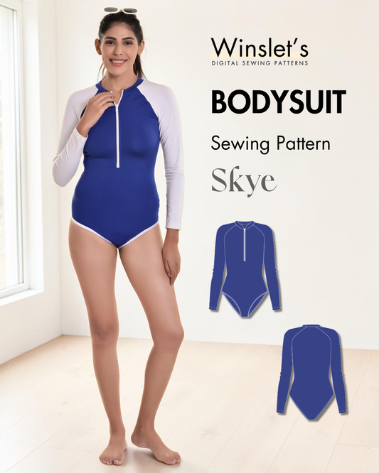 One Piece Swimsuit Sewing Pattern 'Skye'