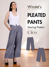 Pleated Pants Sewing Pattern 'Cleo'