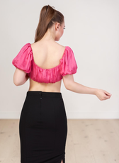 Puff Sleeve Crop Top Sewing Pattern 'Hollie'