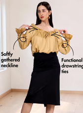 Peasant Blouse Sewing Pattern 'Lila'