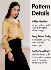 Peasant Blouse Sewing Pattern 'Lila'
