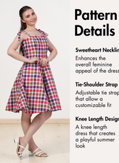 Barbiecore Summer Dress Sewing Pattern 'Violet'