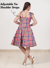 Barbiecore Summer Dress Sewing Pattern 'Violet'