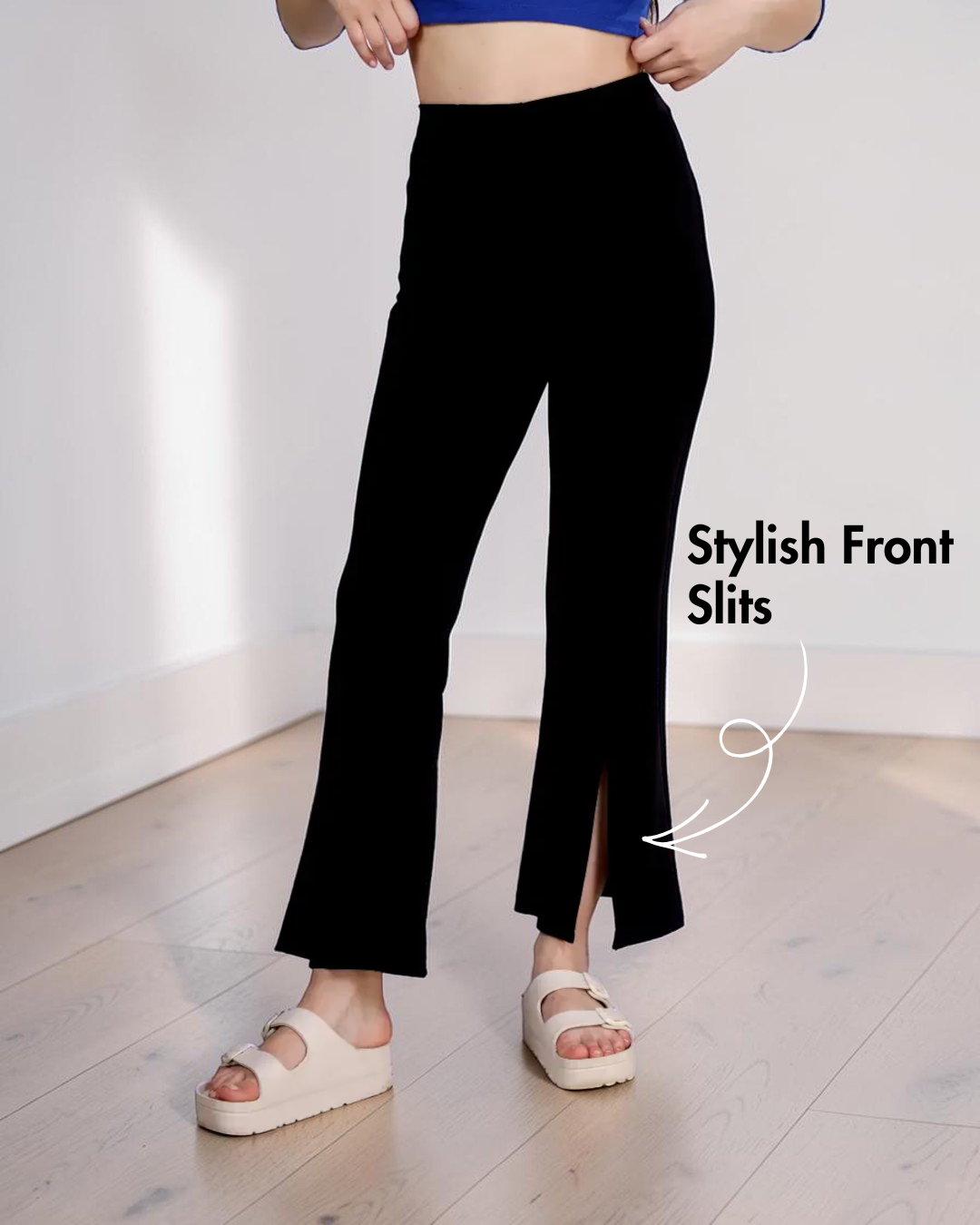 Off-Shoulder Top & Flared Pants Set Sewing Pattern