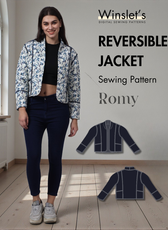 Reversible Quilted Jacket Sewing Pattern 'Romy'