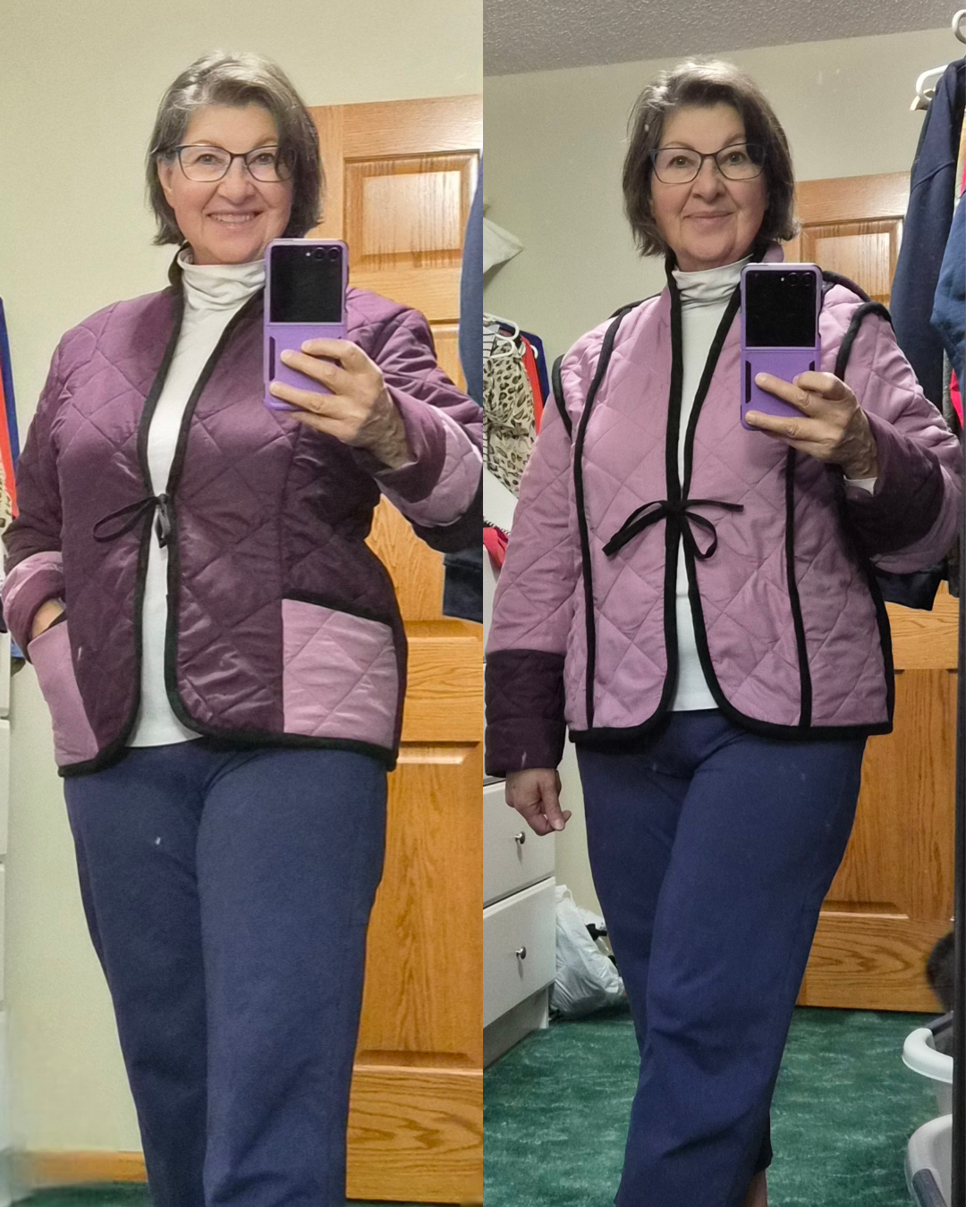 Reversible Quilted Jacket Sewing Pattern 'Romy'