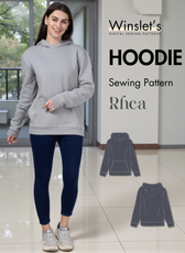 Hoodie Sewing Pattern 'Rhea'