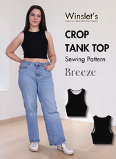 Crop Tank Top Sewing Pattern 'Breeze'