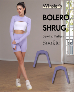 Bolero Shrug Sewing Pattern 'Sookie'