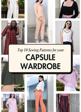 Women's Capsule Wardrobe Bundle: 10 Essential Sewing Patterns