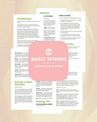 Basic sewing guide for beginners