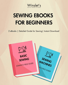 Sewing eBook cover for beginners
