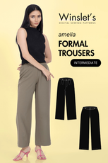 Formal Trousers Sewing Pattern 'Amelia'