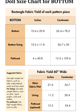 Dolls Princess Gown Sewing Pattern 'Amora'