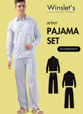 Men's Pajama Set Sewing Pattern 'Arbor'
