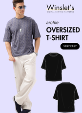 Men's Oversized T-shirt Sewing Pattern 'Archie'