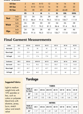 Crop Shirt Sewing Pattern 'Ash'