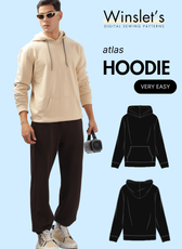 Men's Hoodie Sewing Pattern 'Atlas'