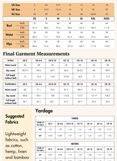 High Waisted Shorts Sewing Pattern 'Bailey'