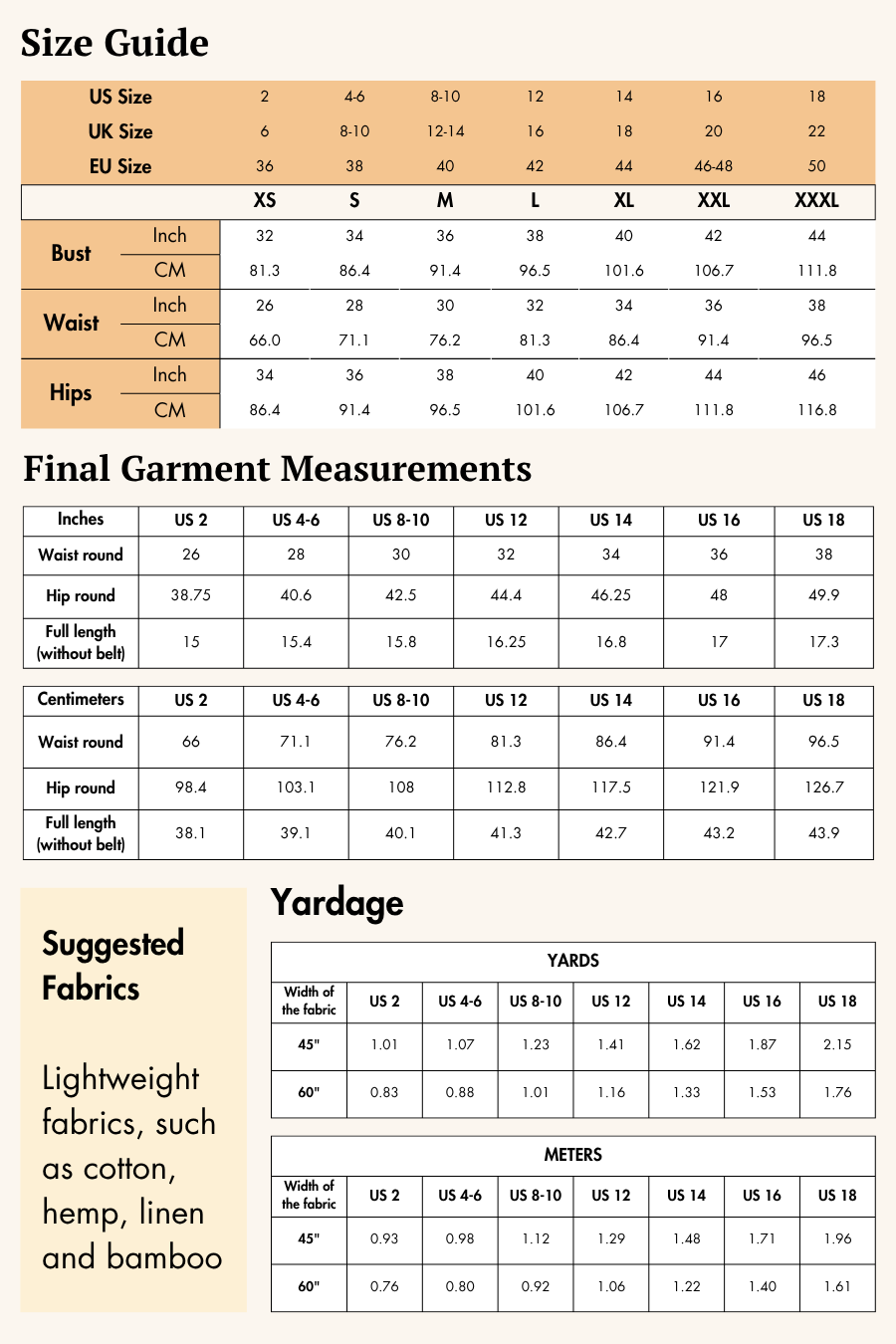 High Waisted Shorts Sewing Pattern 'Bailey'