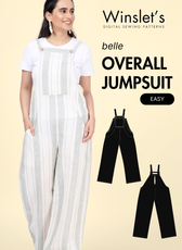 Overalls Jumpsuit PDF Women's Sewing Pattern | Strappy | Bib Overalls Jumpsuit PDF Women's Sewing Pattern | Strappy | Bib