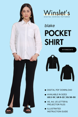 Classic Pocket Shirt Sewing Pattern 'Blake'